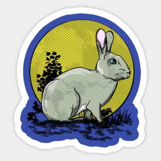 Wild rabbit Sticker